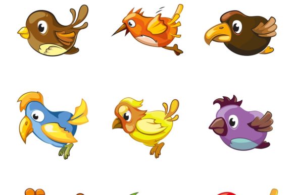 Cartoon Birds: A Designer’s Take on Stitching Whimsy