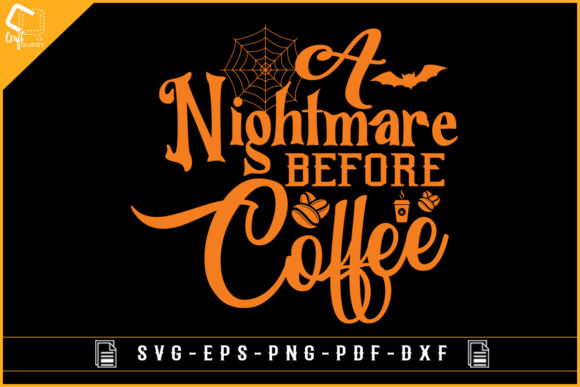 Halloween Coffee Lover T-shirt Design Review