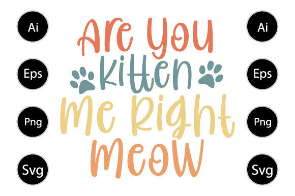 Review: Are You Kitten Me Right Meow Cat Design