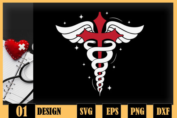 Review: Health Care Stethoscope Heart Nurse Design