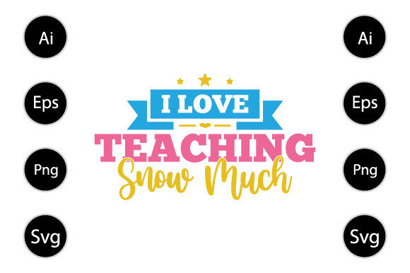Review: I Love Teaching Snow Much T Shirt Design