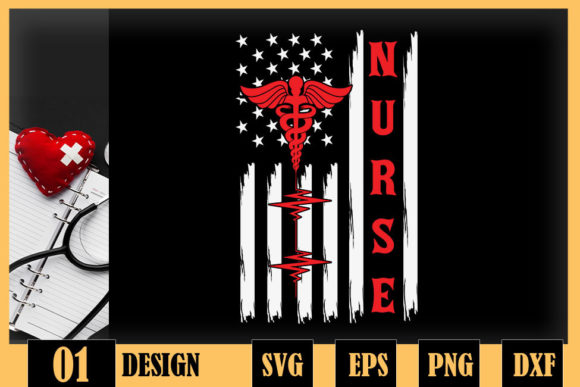 Review: Nurse American Flag US Patriotic Nursing Design